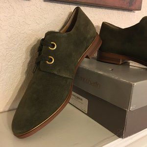 Franco Sarto Henry Oxfords, NIB, military green